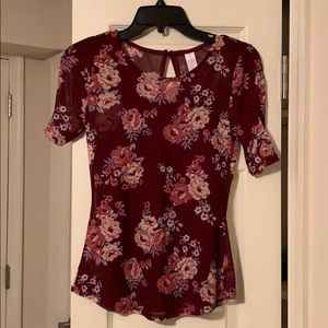 No Boundaries Floral Shirt